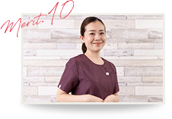 Merit.10 サロンに活気が溢れ、良い雰囲気になり離職率の低下に繋げられる！